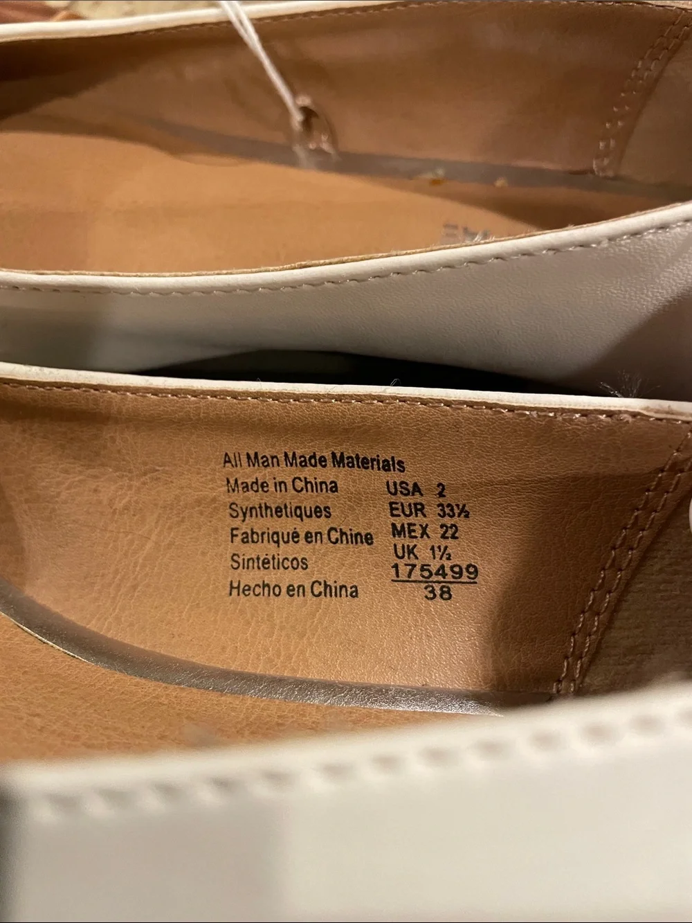 NWT American Eagle Girls Cream Floral Sequin Embellished Ballet Flats